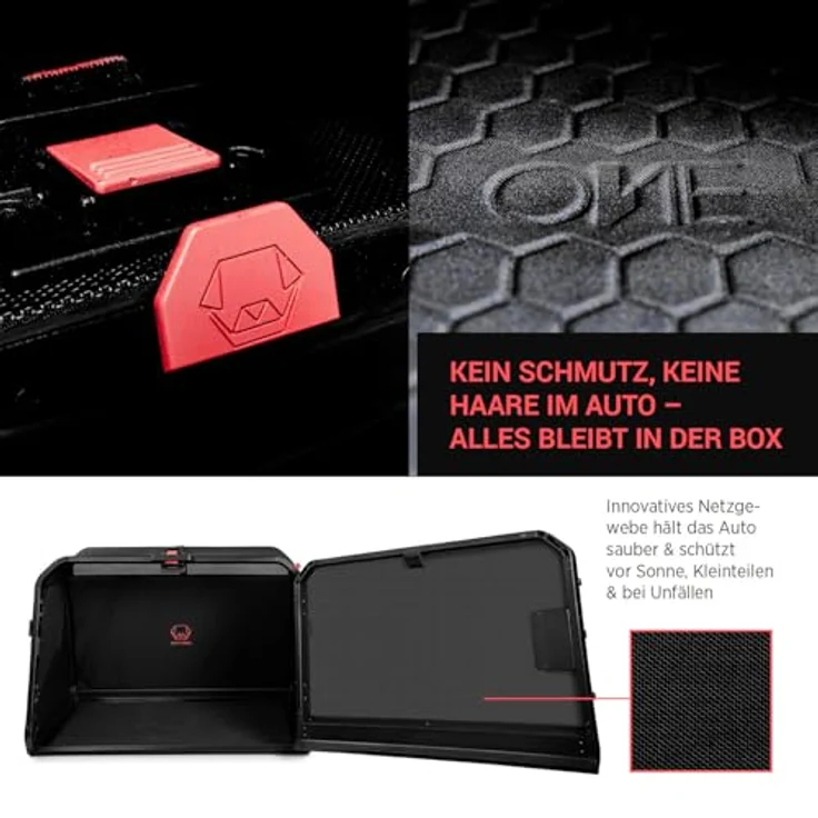 4pets 1ONE1 Origami Hundetransportbox, faltbare Hundebox mit Aluminiumrahmen, in 4 Größen (S-XL) für sicheren Auto-Transport – Bild 6