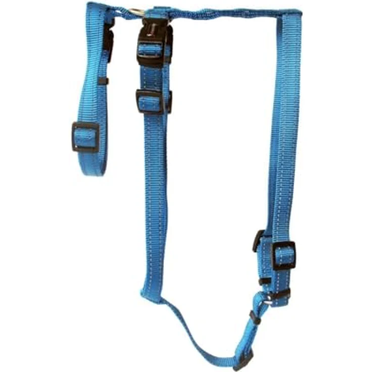 Wolters Soft & Safe Halsband + Leine, strapazierfähiges Nylon mit reflektierenden Nähten, verstellbar, Sicherheit für ängstliche Hunde – Bild 1