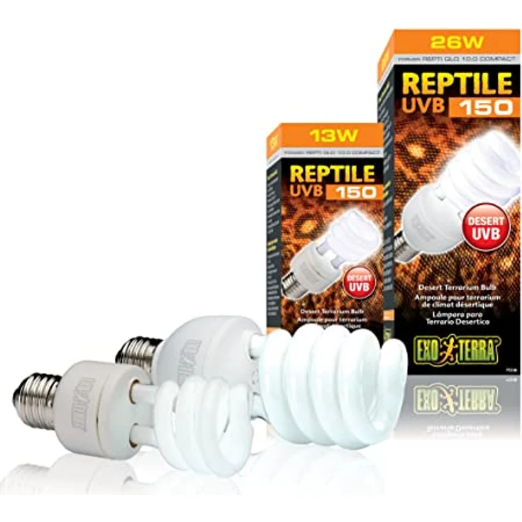 Exo Terra Reptile 10.0 Wüstenlampe E27, 25 W UVB-Strahlung für Terrarien mit hohem Vitamin-D3-Nutzen – Bild 3