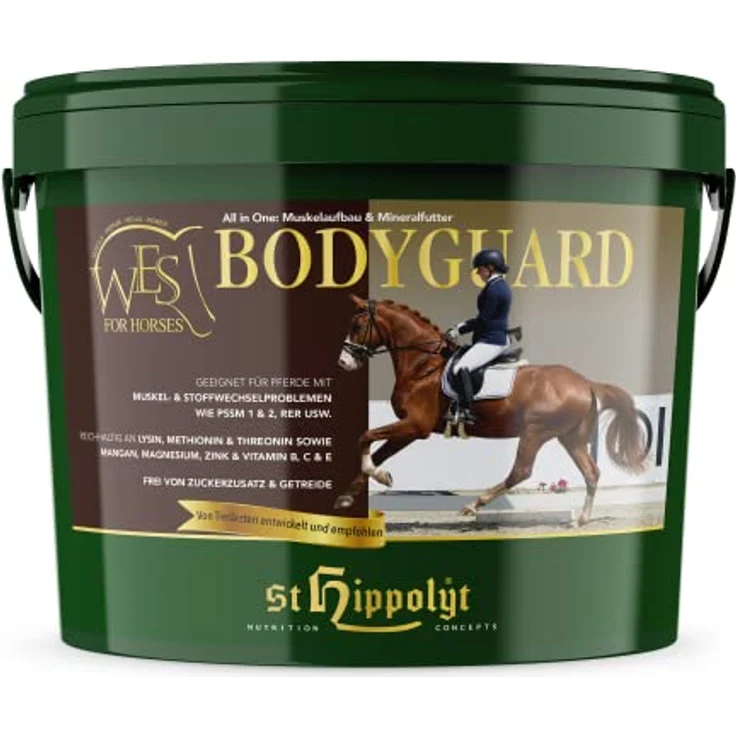 St. Hippolyt WES Bodyguard, Pferdefutter im 5 kg Eimer für optimale Vitalität und Leistung – Bild 1