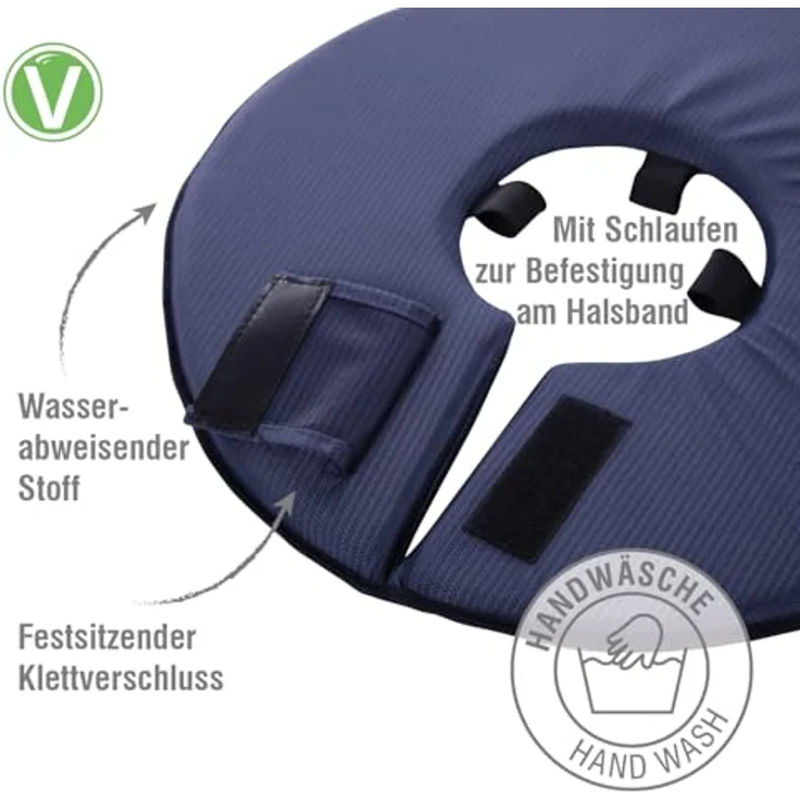 Petlando Vetlando Leckschutzkragen S, bequeme Wundschutzalternative mit Halsumfang 25-31 cm, Durchmesser 30 cm – Bild 8