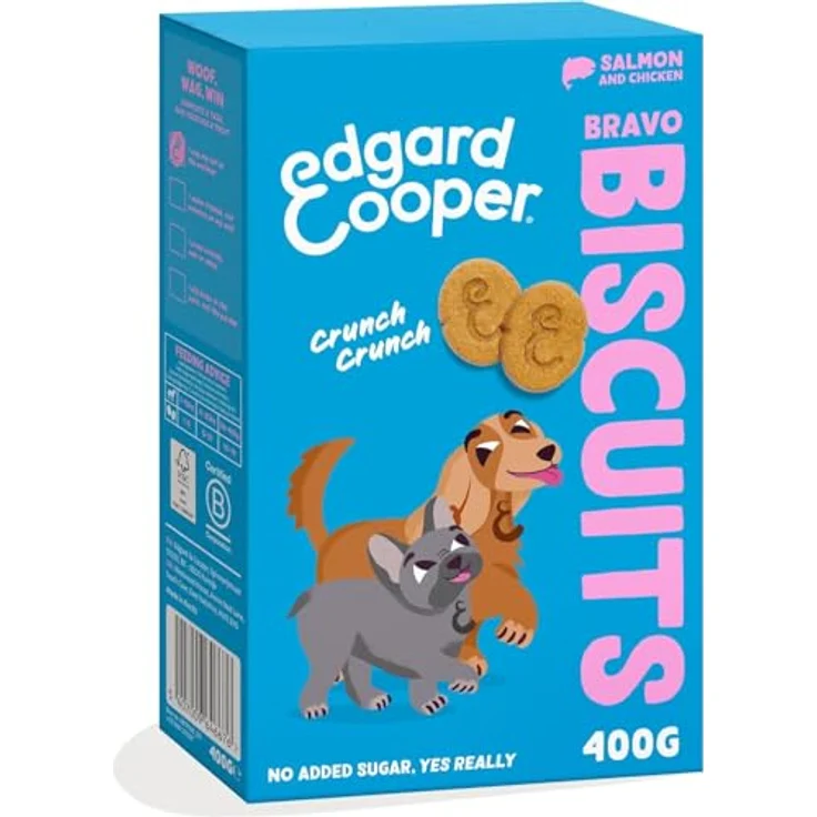 Edgard Cooper Top Dog Bites Huhn, Getreidefreie Hundeleckerli mit hohem Proteingehalt, 120g – Bild 1