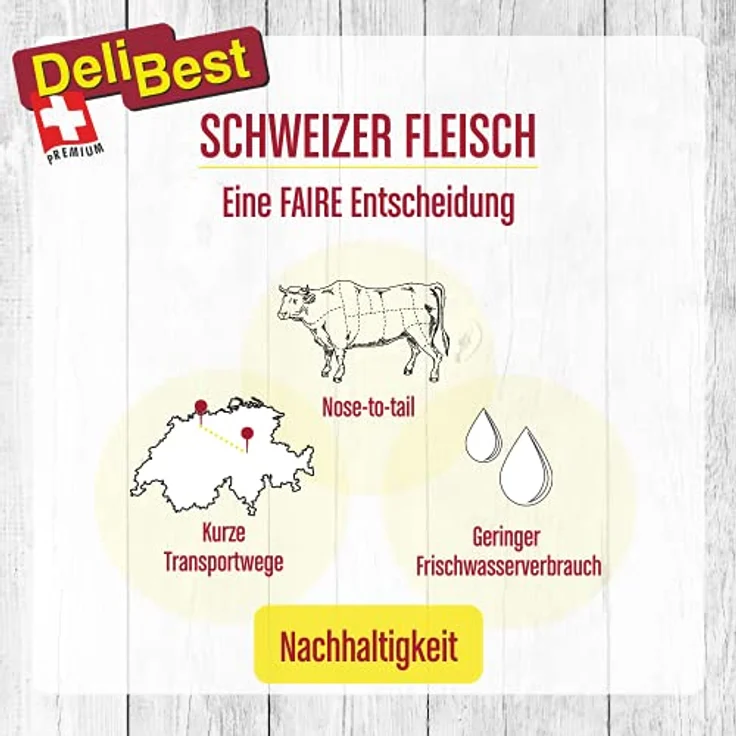 DeliBest Swiss MENU TrainingGoody Hähnchen, 200 g, Monoprotein Snack für sensible Hunde, glutenfrei und ohne Zusatzstoffe – Bild 5