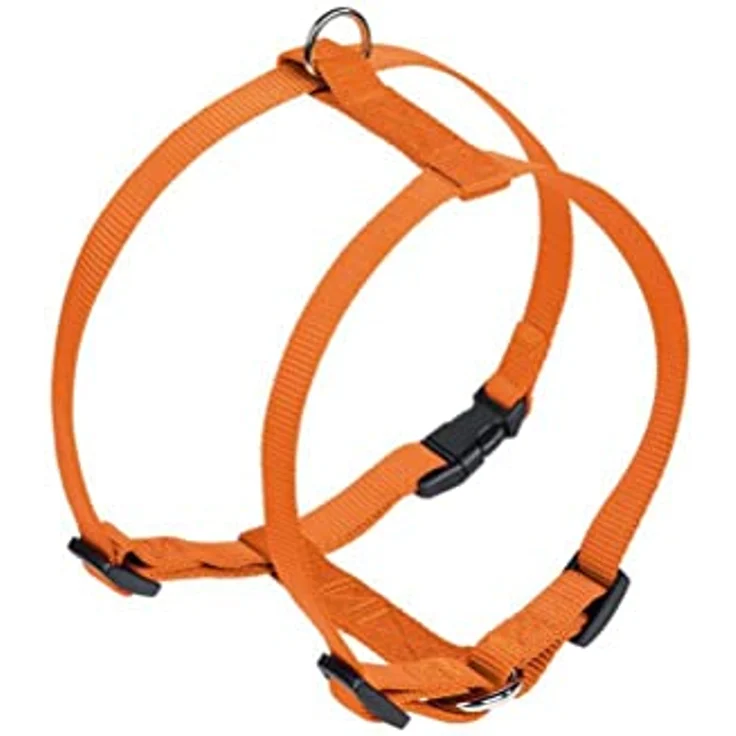 Nobby Geschirr Classic, stufenlos verstellbar, aus Nylon, orange, Brust: 70/90 cm, B: 25 mm, 1 Stück – Bild 2
