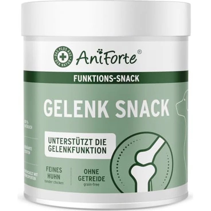 AniForte Gelenk Snack 300g, Ergänzungsfuttermittel für bewegliche Hunde mit Hähnchenfleisch, Grünlippmuschel, Collagen und Teufelskralle – Bild 1