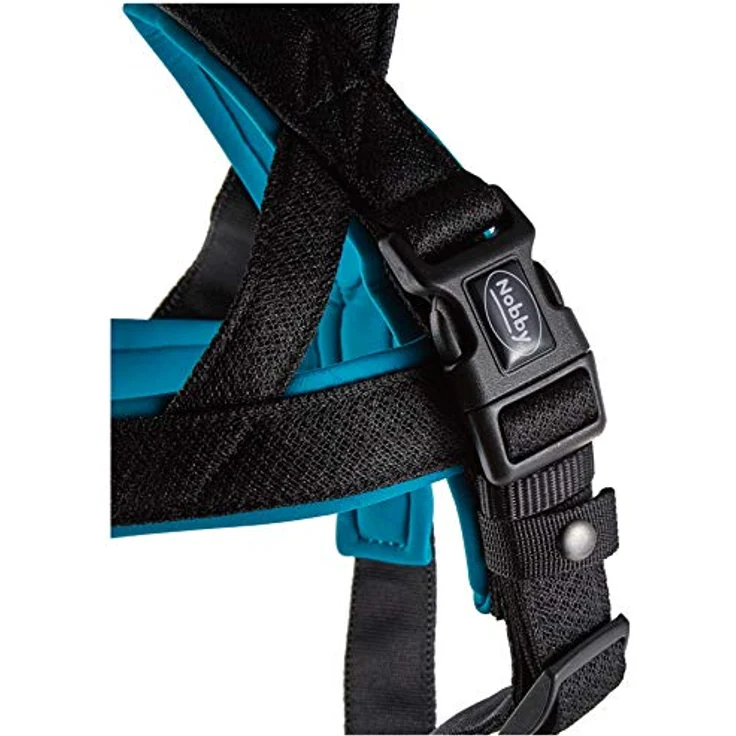 Nobby Hunde-Halsband Mesh Preno türkis, Nylon-Neopren mit stufenloser Verstellbarkeit – Bild 5