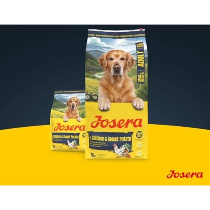Josera Medi/Maxi Chicken & Sweet Potato, getreidefreies Hundefutter für mittlere und große Rassen, 12,5 kg – Bild 8