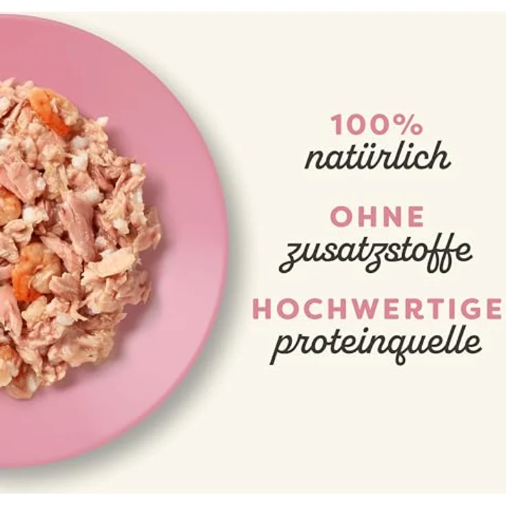 Applaws Katzennassfutter, Thunfischfilet mit Garnelen in Brühe, 100% natürlich, 60g (10 x 60g) – Bild 3