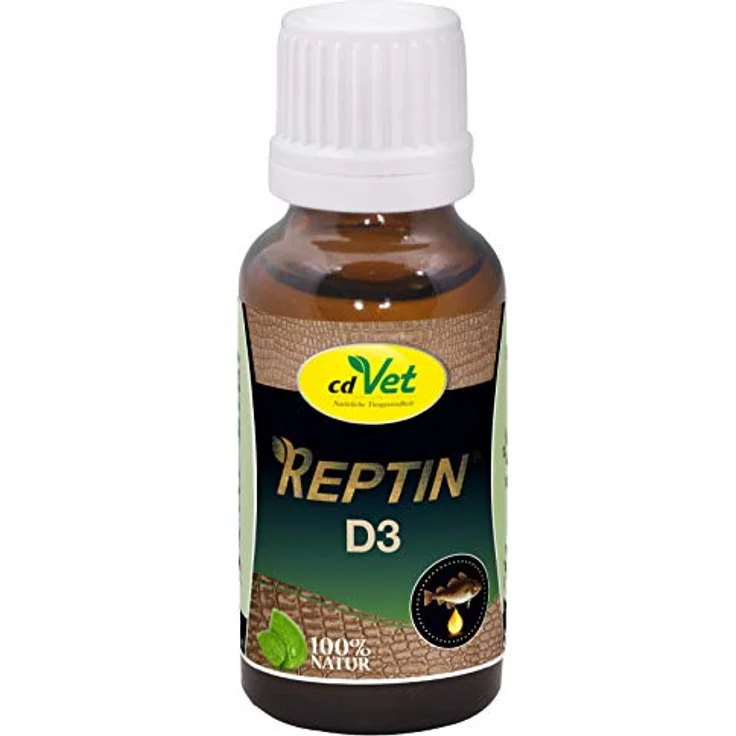 cdVet REPTIN D3, Omega-3-Fettsäuren und Vitamin D für Terrarientiere, Einzelfuttermittel – Bild 1