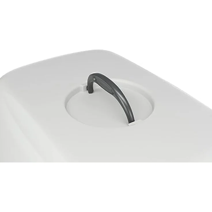 TRIXIE Katzentoilette Vico dunkelgrau/hellgrau, mit Haube und Easy Click-Verschluss – Bild 5