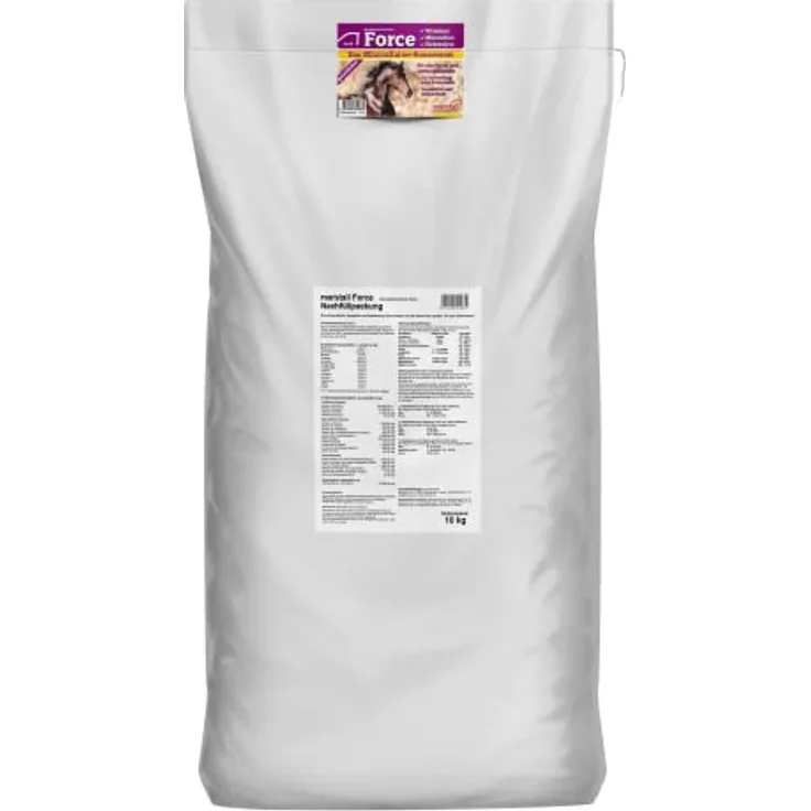 MARSTALL Premium-Pferdefutter Force, 10 kg Packung mit hochwertigen Nährstoffen für optimale Leistungsfähigkeit