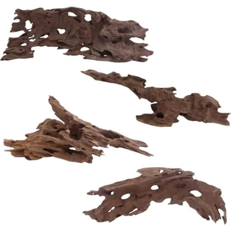 Aquaone Honey Comb Wurzel L, Aquarium-Wurzel 35-50 cm mit honigwabenartiger Struktur und natürlichen Versteckmöglichkeiten