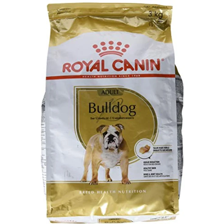 Royal Canin Bulldog Adult Hundefutter, trockenes Futter für gesunde Haut und Fellpflege, 3kg – Bild 1