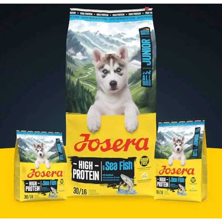 Josera High Protein Junior Sea Fish, Trockenfutter für junge Hunde, getreidefrei, 900 g – Bild 10