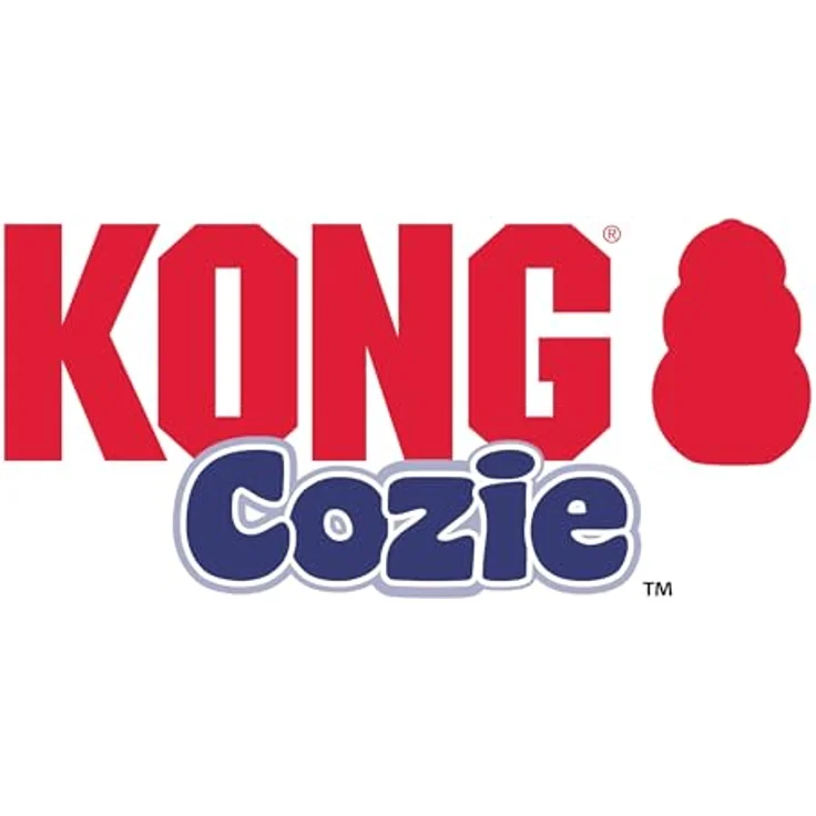 KONG Cozie Ali Alligator, robustes Plüschkrokodil für Hunde, 2er Sparset, grün, 33 x 31 x 12 cm – Bild 5