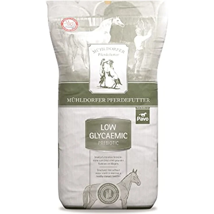 Mühldorfer Low Glycaemic Prebiotic, 15 kg, ohne Getreide und Melasse, empfohlen bei EMS, Cushing, PSSM, KPU & Hufrehe – Bild 1