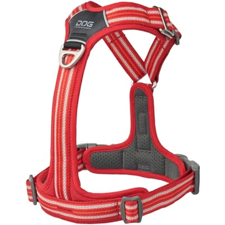 DOG Copenhagen Comfort Walk Air 3.0 Hundegeschirr, leicht und ergonomisch, Classic Red, Größe S – Bild 2