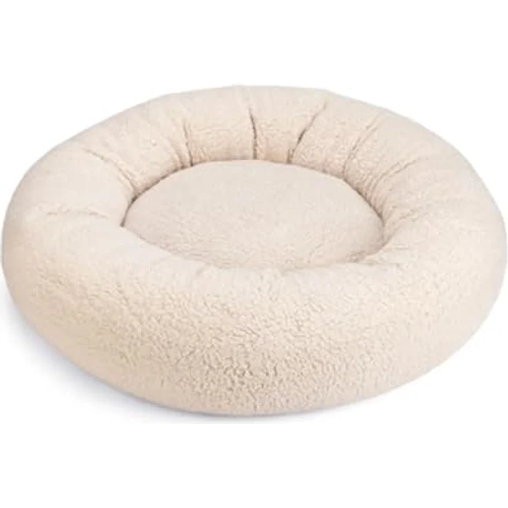 Beeztees Tierbett Memory Foam Liegebett Jaxx beige, orthopädisches Hundebett mit Memory Foam Fillung und waschbaren Bezügen – Bild 2