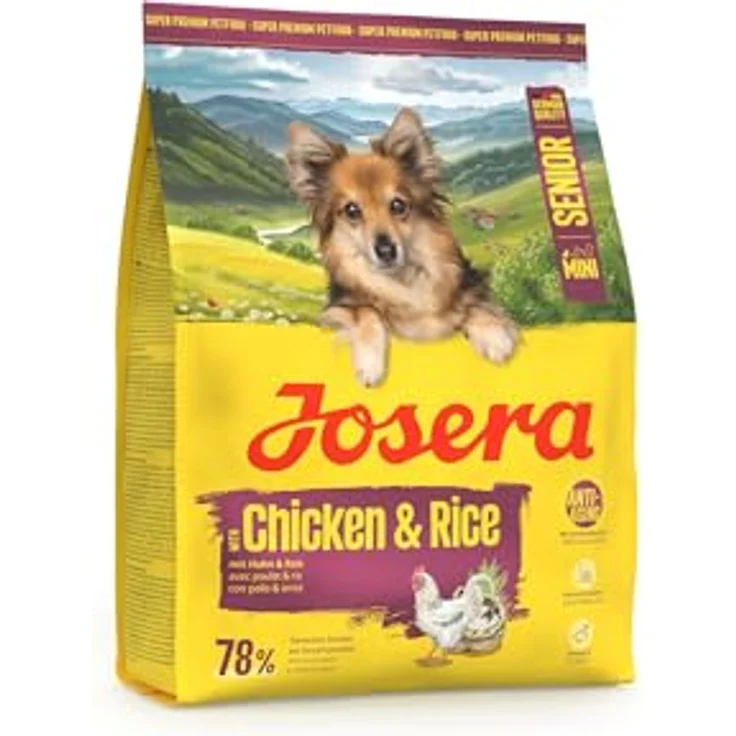 JOSERA Mini Senior Huhn & Reis, Premium Trockenfutter für ältere Hunde kleiner Rassen, glutenfrei, 900 g, Anti-Aging & Nierenentlastung, extrakleine Kroketten – Bild 3