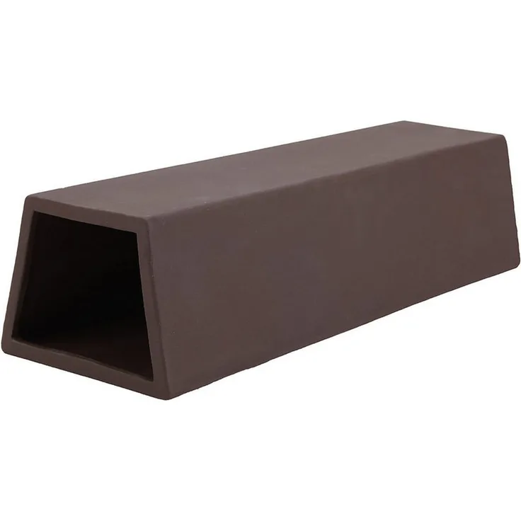 HOBBY Aquariendeko Catfish Corner 2 dark, Brut- und Versteckhöhle aus gebranntem Ton, 8 x 6 x 25 cm