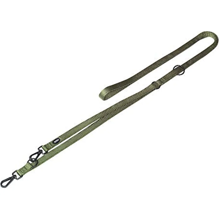 Nobby Führleine Classic Comfort, extra lang 300 cm, 25 mm, lindgrün, doppelt genäht, 3-fach verstellbar, extra weiches Nylon – Bild 2