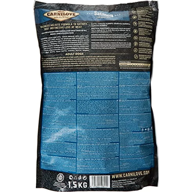 CARNILOVE Canine Adult Salmon 1,5KG, Hundefutter mit hochverdaulichem Lachs und Omega-3 Fettsäuren – Bild 2