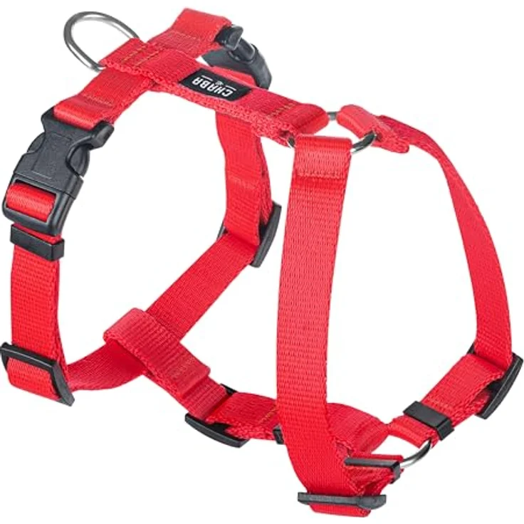 Chaba Guard Hundegeschirr, Anti-Zug & Würgen, Ergonomisches Design, Einstellbar, Größe S, ROT – Bild 4