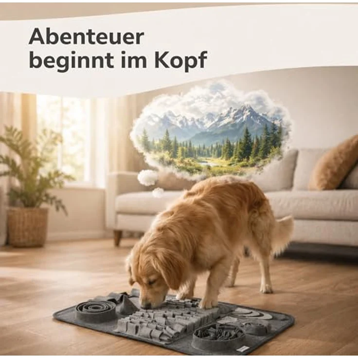 URBAN PAUL Schnüffelteppich Explore, Schnüffelmatte mit 3 Schwierigkeitsstufen, waschbar und robust für Hunde – Bild 2