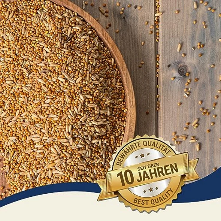 Lyra Pet® Wellensittichfutter 10 kg, Alleinfutter für Ziervögel, nährstoffreich & artgerecht, Energiespender für Wellensittiche – Bild 4