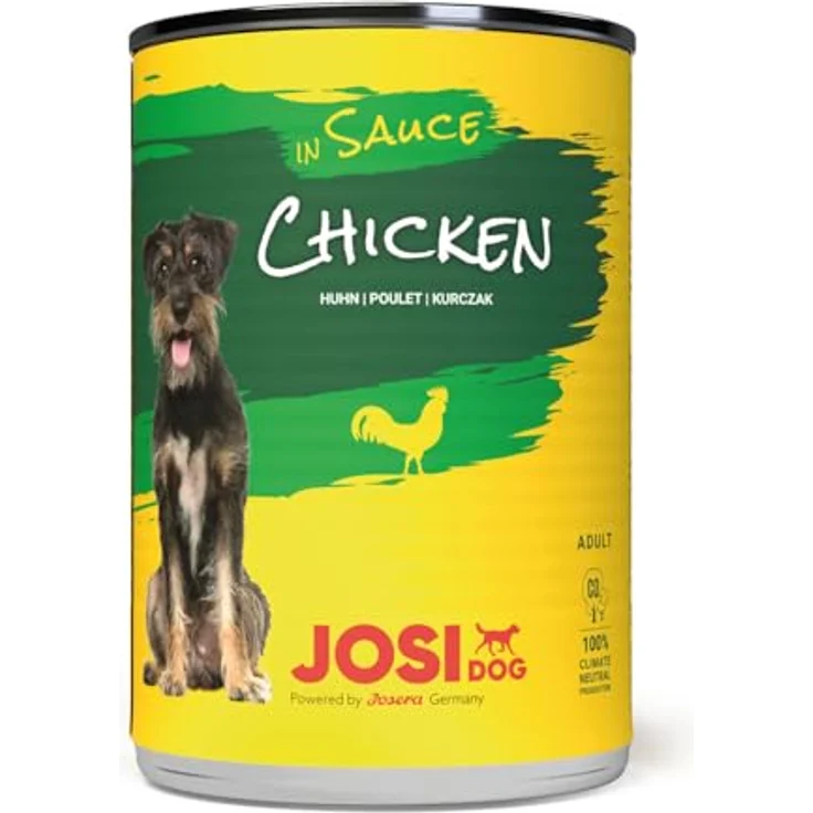 JosiDog Chicken in Sauce, Hunde-Nassfutter 12x415g mit hochwertigen Hühnerstücken und Vitaminen – Bild 2