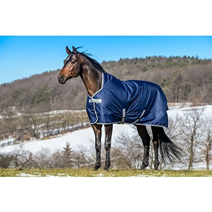Bucas Freedom Turnout Light HIGH Neck, Regendecke für Pferde, Größe 135 – Bild 2