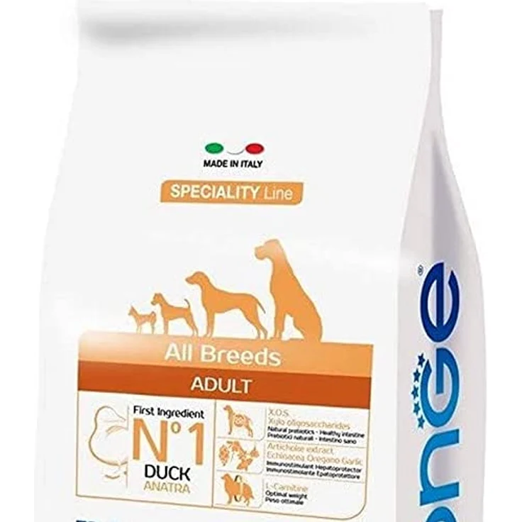 Monge Natural Superpremium Monoprotein Adult Duck with Rice and Potatoes, Trockenfutter für Hunde mit optimaler Verdaulichkeit, ohne Farbstoffe, 12 kg – Bild 2