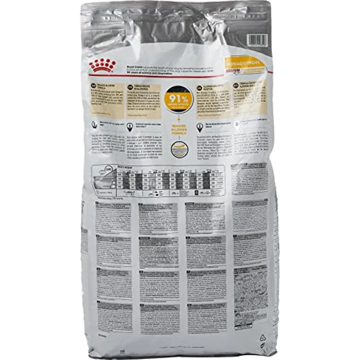 Royal Canin Dermacomfort Medium, Trockenfutter für mittelgroße Hunde mit empfindlicher Haut, 12 kg, mit Omega-3- und -6-Fettsäuren – Bild 2