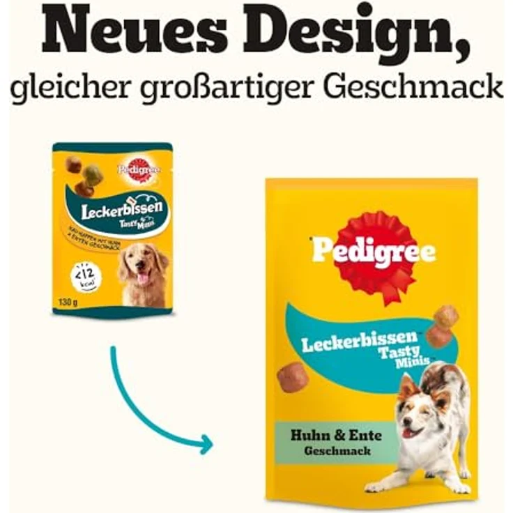 Pedigree Leckerbissen Kau-Happen mit Huhn, 130g, Hundesnack mit Vitaminen für alle Lebensphasen – Bild 12