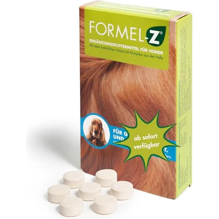 Biokanal Pharma Formel-Z, Ergänzungsfuttermittel für Hunde, 125 g Tabletten für gezielte Versorgung – Bild 1