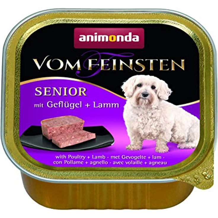 Animonda Vom Feinsten Senior, Hundefutter mit 6x150g Geflügel und Lamm, alleinfuttermittel für ältere Hunde – Bild 2