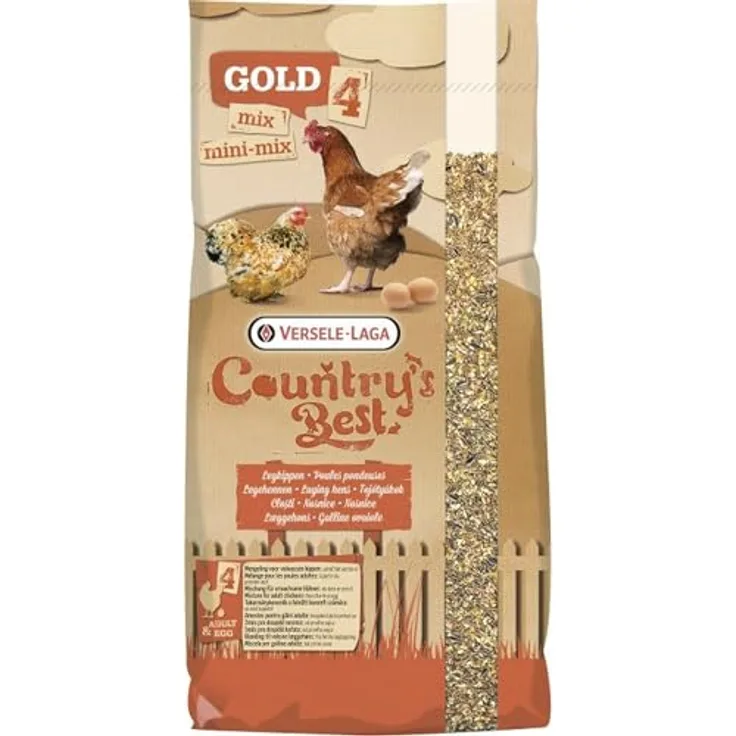 Versele-Laga Country's Best Gold 4 Mini Mix, Kleintierfutter für Geflügel, 20 kg