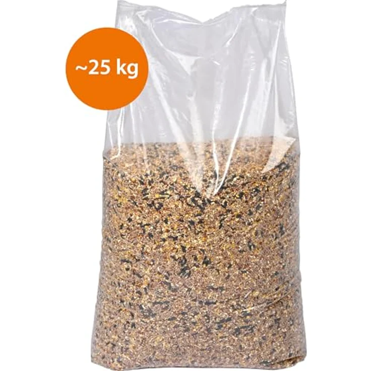 dobar® Wildvogelfutter 25 kg, Ganzjahresstreufutter für Vogelfutterhäuser und -säulen, hochwertige Mischung aus Getreide und Saaten – Bild 2