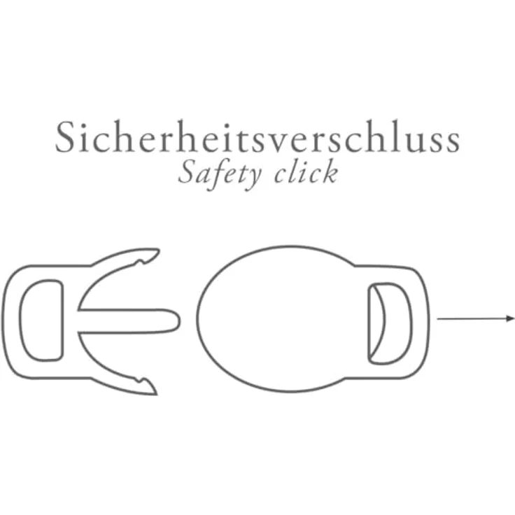 Hunter Tierbedarf Katzen-Halsband Modern Art Luxus silber, mit reflektierendem Anhänger und Adressschild – Bild 3