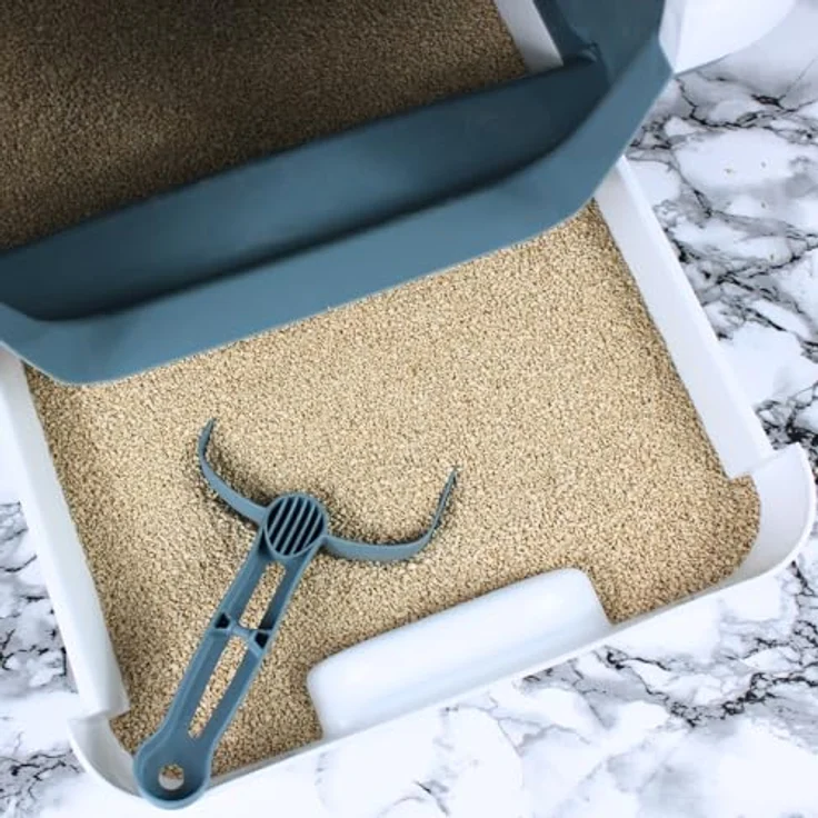 Lyra Pet® Lyra Power Grasfaser Klump Katzenstreu, 3 x 10 Liter, natürliche und biologisch abbaubare Streu mit 500% Saugkraft, staubarm und parfümfrei, geeignet für empfindliche Katzen – Bild 5