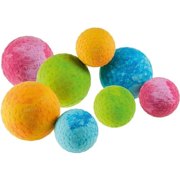 Wolters Spielknochen Aqua-Fun Wasserball aqua, Größe: S / Durchmesser: 5 cm, Naturkautschuk, gesundheitlich unbedenklich – Bild 3