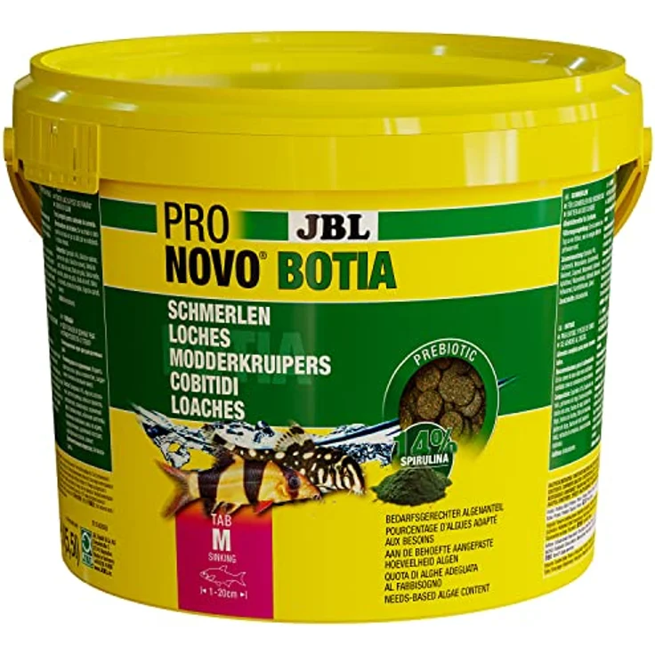 JBL PRONOVO BOTIA TAB, Hauptfutter-Tabletten für Schmerlen 1-20 cm, naturbelassene Rohstoffe, 5,5 l – Bild 1