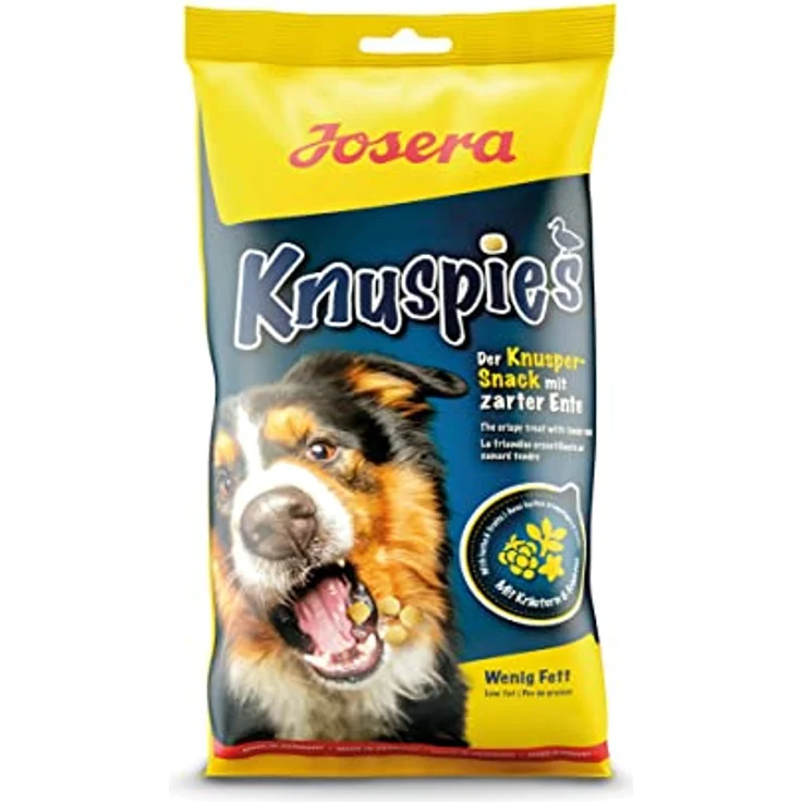 Josera Knuspies 150g, Hundesnacks aus hochwertigen Zutaten, fettarm und besonders verträglich – Bild 1