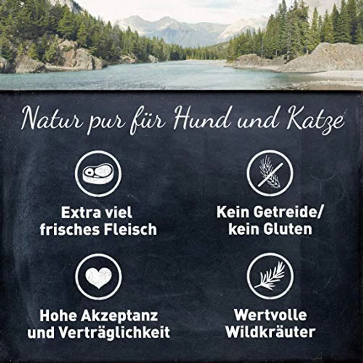 Wildes Land Kitten Huhn PUR, Nassfutter für Katzen, 48 x 100 g, getreidefrei, 70% Fleisch, hypoallergen – Bild 4