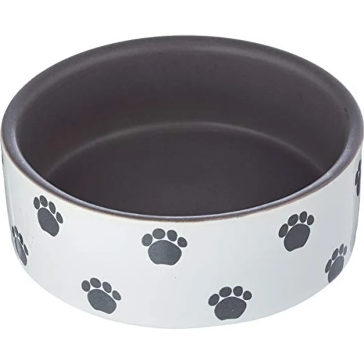 Nobby Hunde Keramiknapf PATA creme grau Ø 12 x 4,5 cm 250 ml – Bild 2