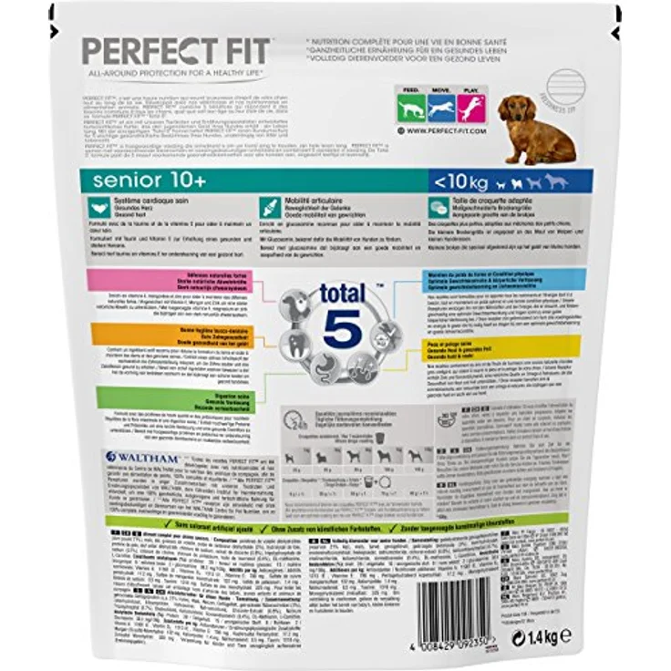 Perfect Fit Hund Beutel Senior <10kg XS/S mit Huhn, 1 x 1,4kg, unterstützt Gelenke und ganzheitliche Gesundheit – Bild 3