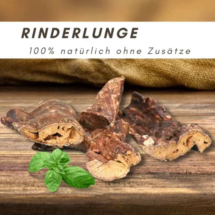 Supravit Rinderlunge für Hunde, getrocknet 300g, 100% natürliche Leckerlis ohne Zusätze, für mittlere und große Hunde, unterstützt Zahnreinigung und Kaumuskulatur – Bild 2