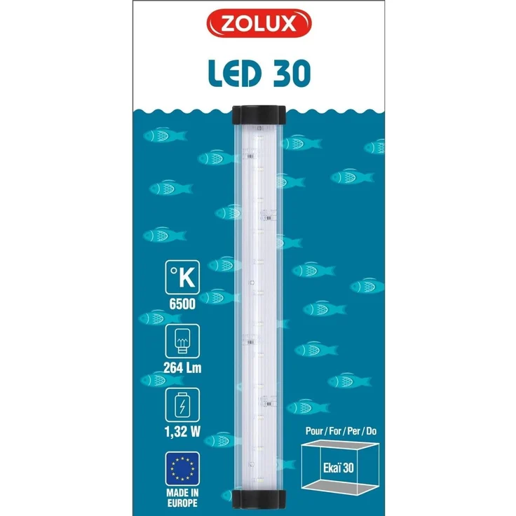 Zolux Ekaï LED Light 30, Aquariumbeleuchtung mit hoher Energieeffizienz und langanhaltender Lebensdauer