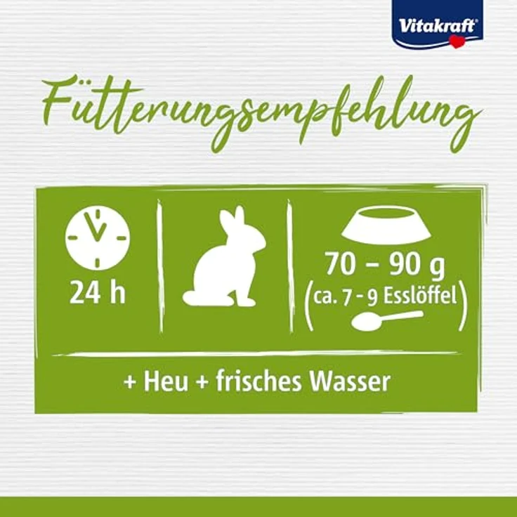 Vitakraft Vita Special Senior, Hauptfutter für ältere Zwergkaninchen, mit Heu und Omega-Fettsäuren, zucker- und getreidefrei, 600g – Bild 5