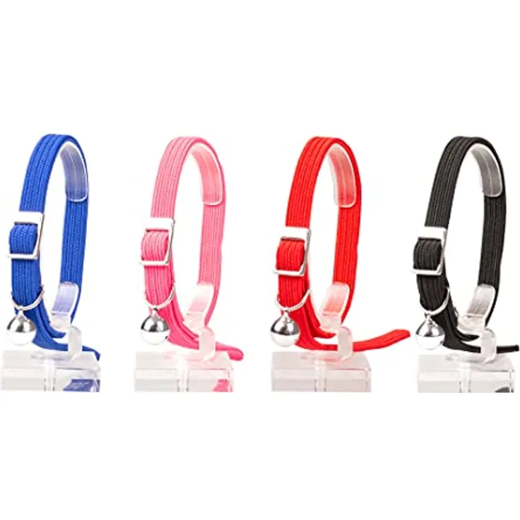 DUVO+ Katzen-Halsband Uni Stretch, verstellbar 20-30 cm, verschiedene Farben